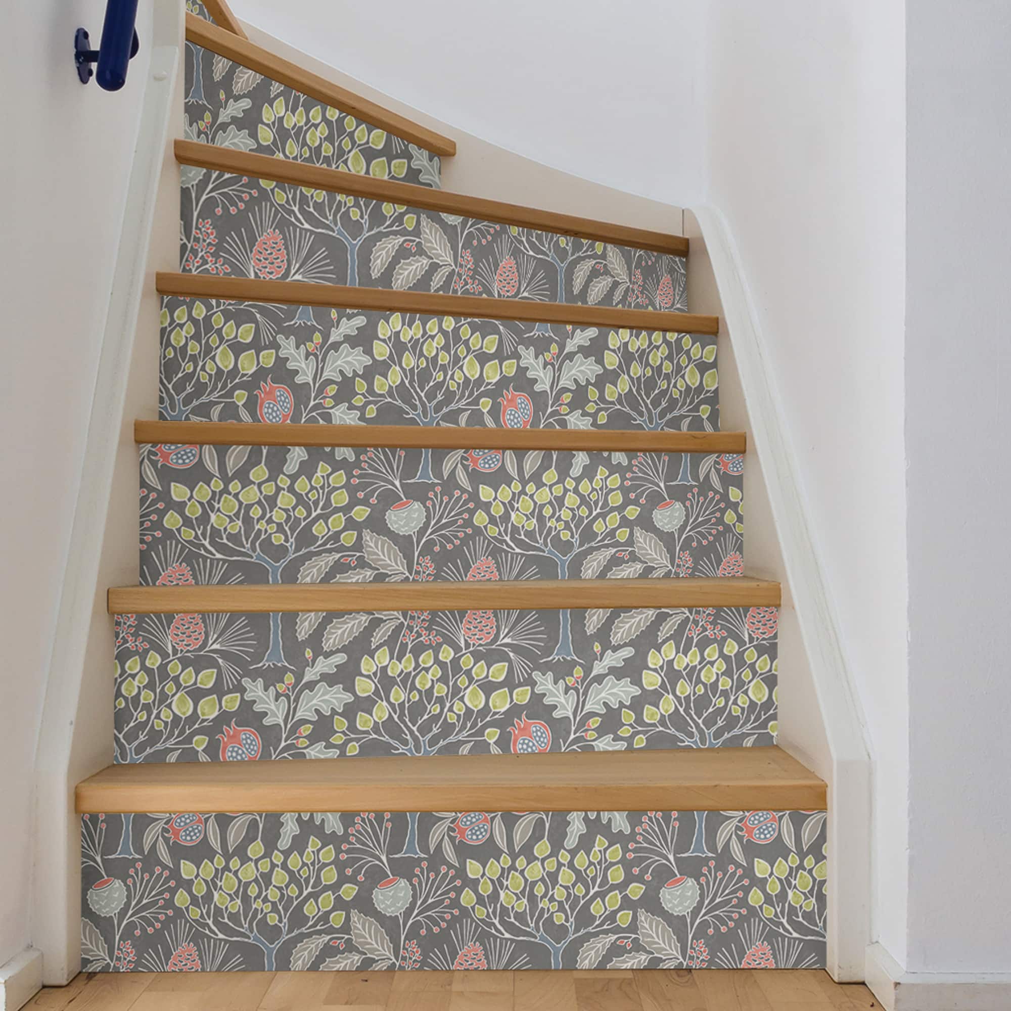 NuWallpaper Groovy Garden Gray Peel & Stick Wallpaper